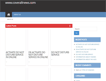 Tablet Screenshot of coverallnews.com